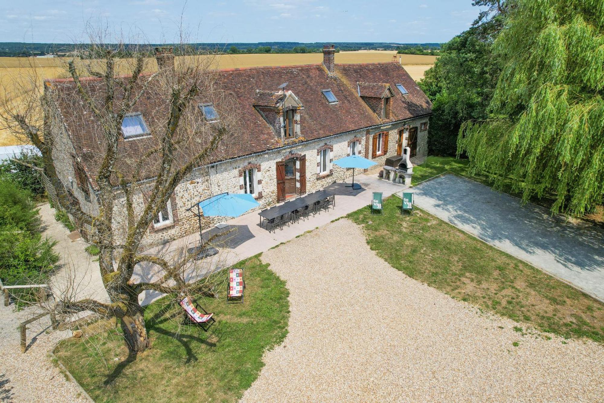 Crazy Villa Champs Corons 61 - Interior Heated Pool - 2H From Paris - 30P Les Menus Bagian luar foto