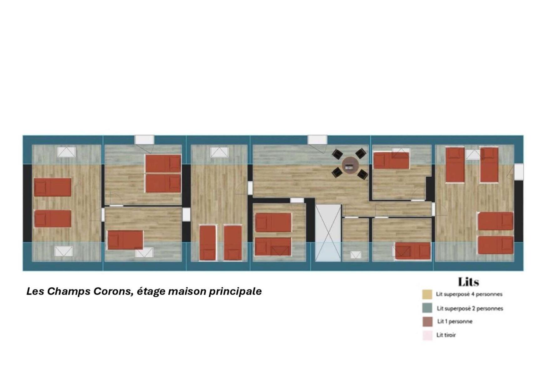 Crazy Villa Champs Corons 61 - Interior Heated Pool - 2H From Paris - 30P Les Menus Bagian luar foto